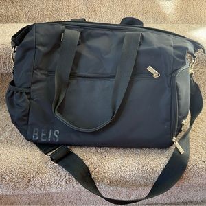 Black Beis Diaper and Travel bag